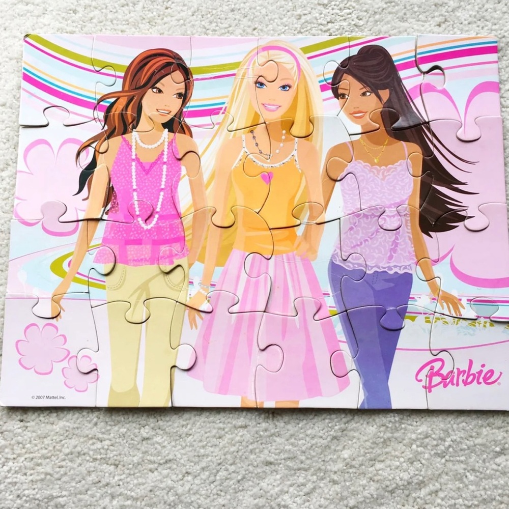 Barbie Cardboard Puzzle 24 Pieces